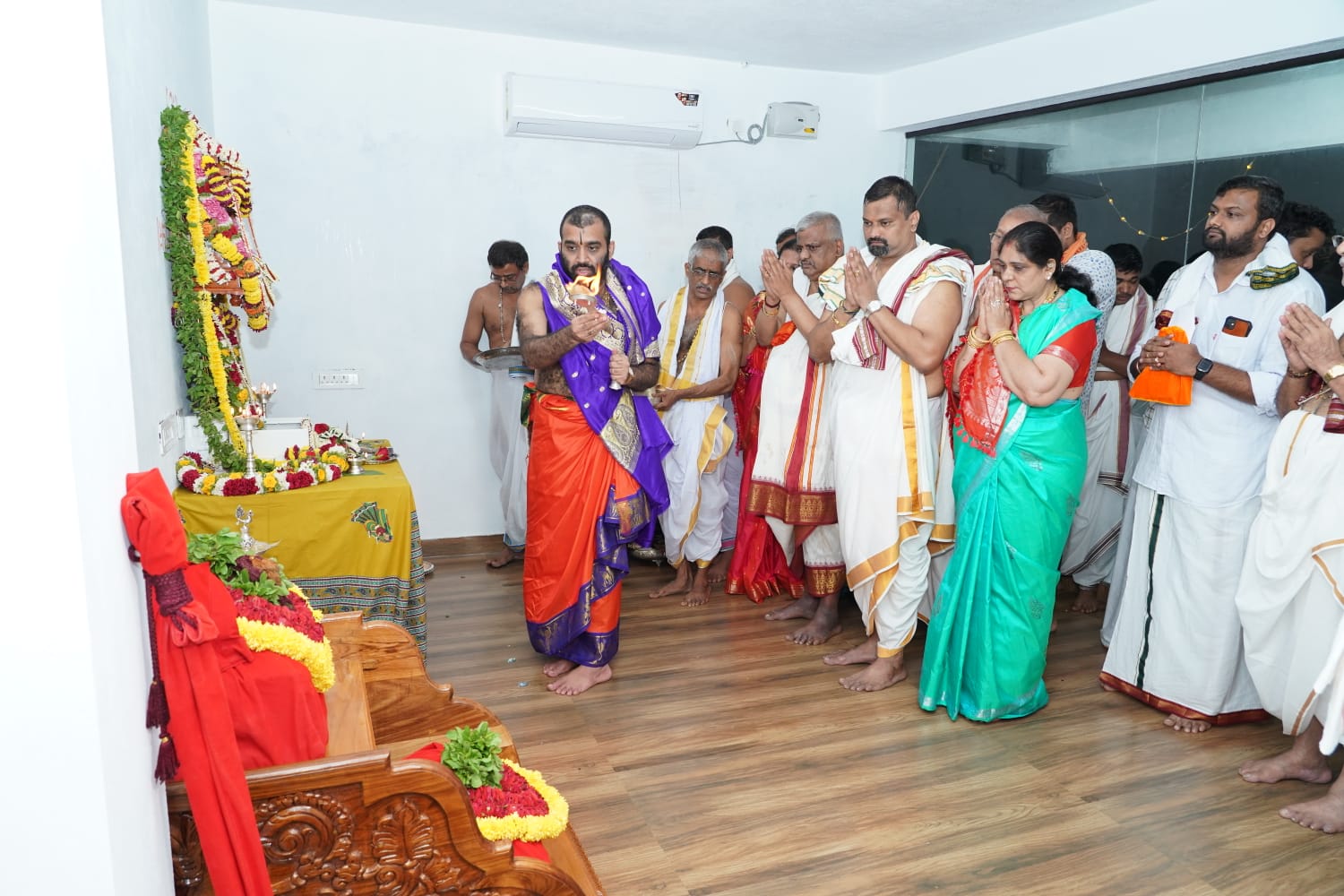 Blessing ceremony at ANANTH RAM warehouse